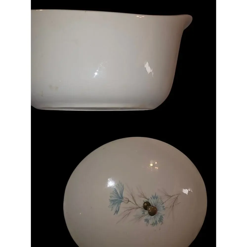 Taylor Smith Ever Yours Boutonniere Casserole Dish Lid MCM 10.5